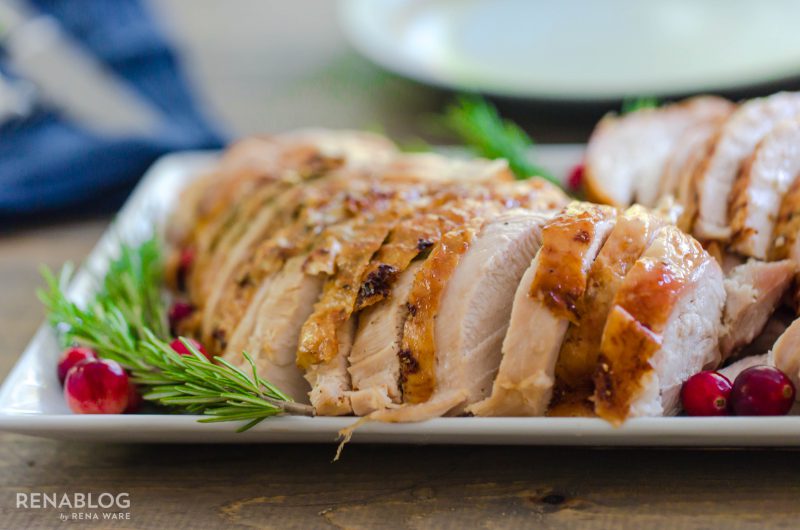 Oven roasted turkey breast for Christmas or New Year's dinnerBlog