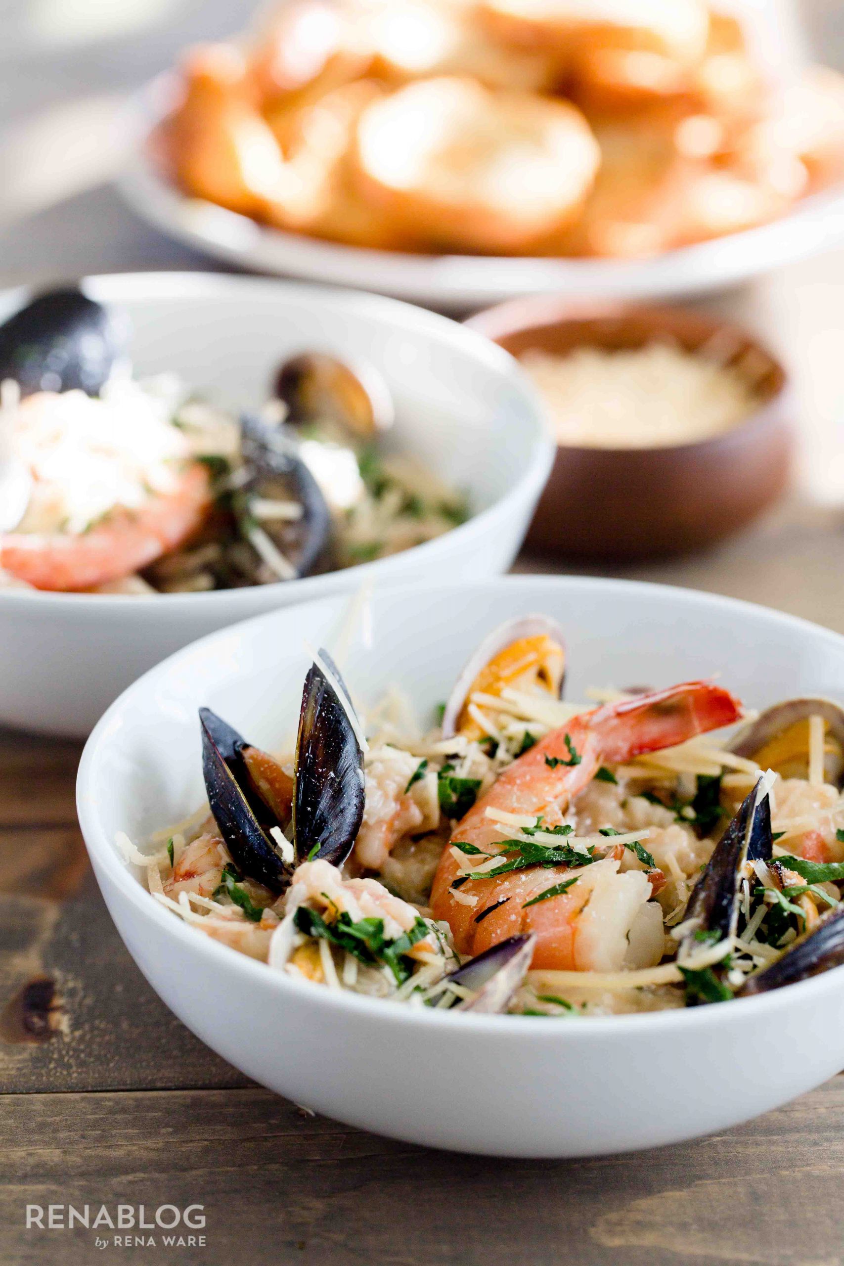 Risotto de Mariscos cremoso, adundante y deliciosoBlog Rena Ware