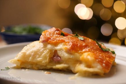 Pastel de papas con jamón