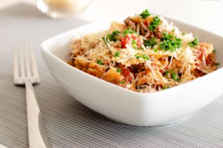 Corbatitas a la parmesana