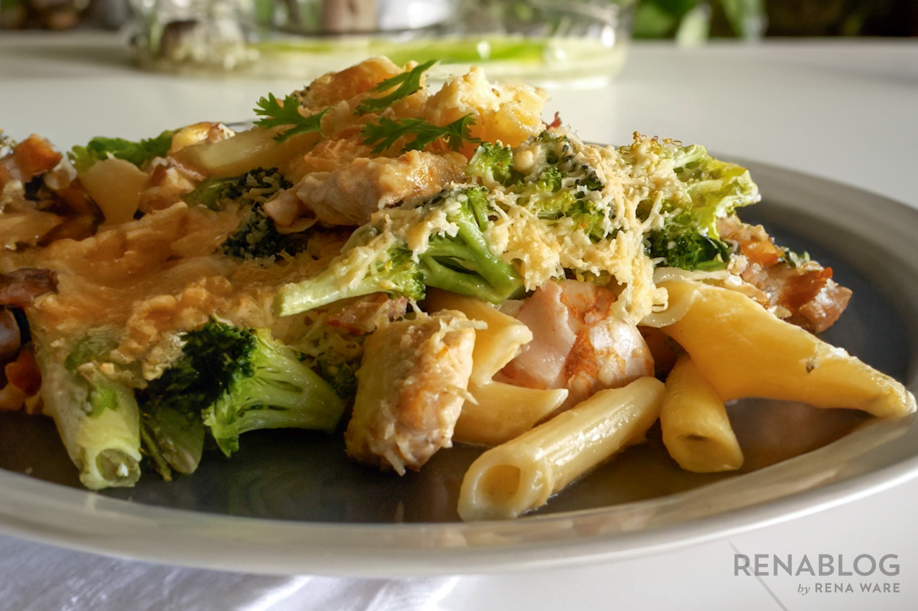 Cómo preparar la Pasta Alfredo gratinada en casaBlog Rena Ware