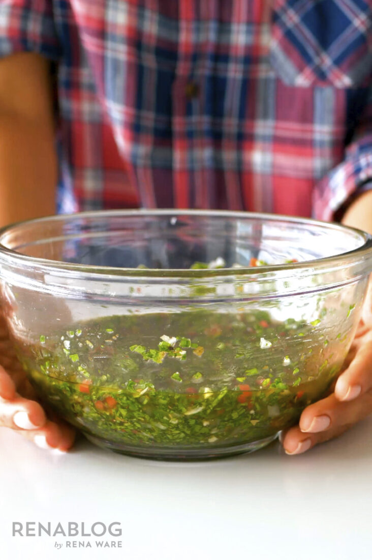 Picaña al Grill con Chimichurri