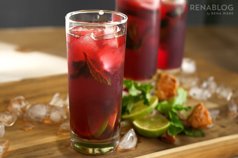 Refresca tu día con una limonada de flor de Jamaica