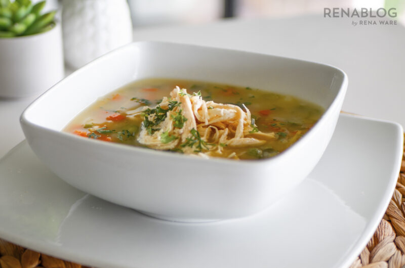 Sopa de verduras, el verdadero sabor hogareño