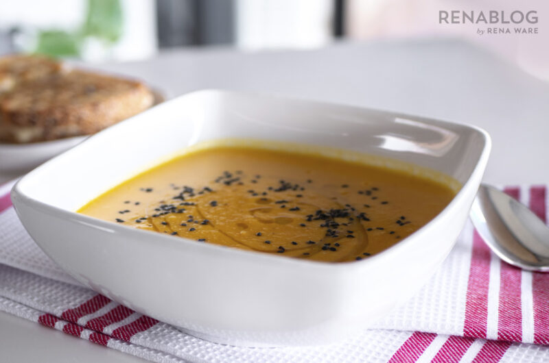 Prepara tu cena reconfortante con crema de calabaza rostizada 